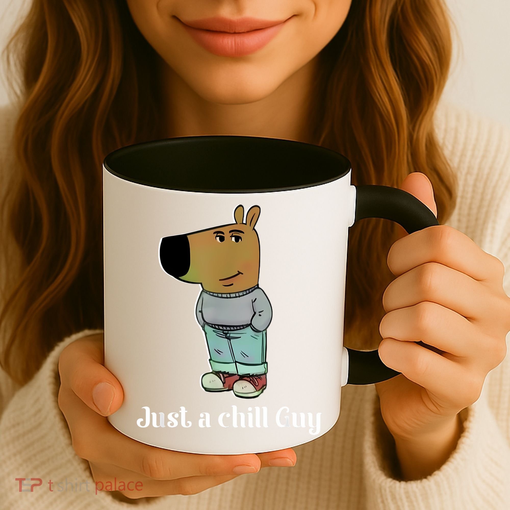 Chill Guy Dog Funny Chill Guy Meme Coffee Mug