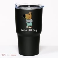 Chill Guy Dog Funny Chill Guy Meme Tumbler thumb 0