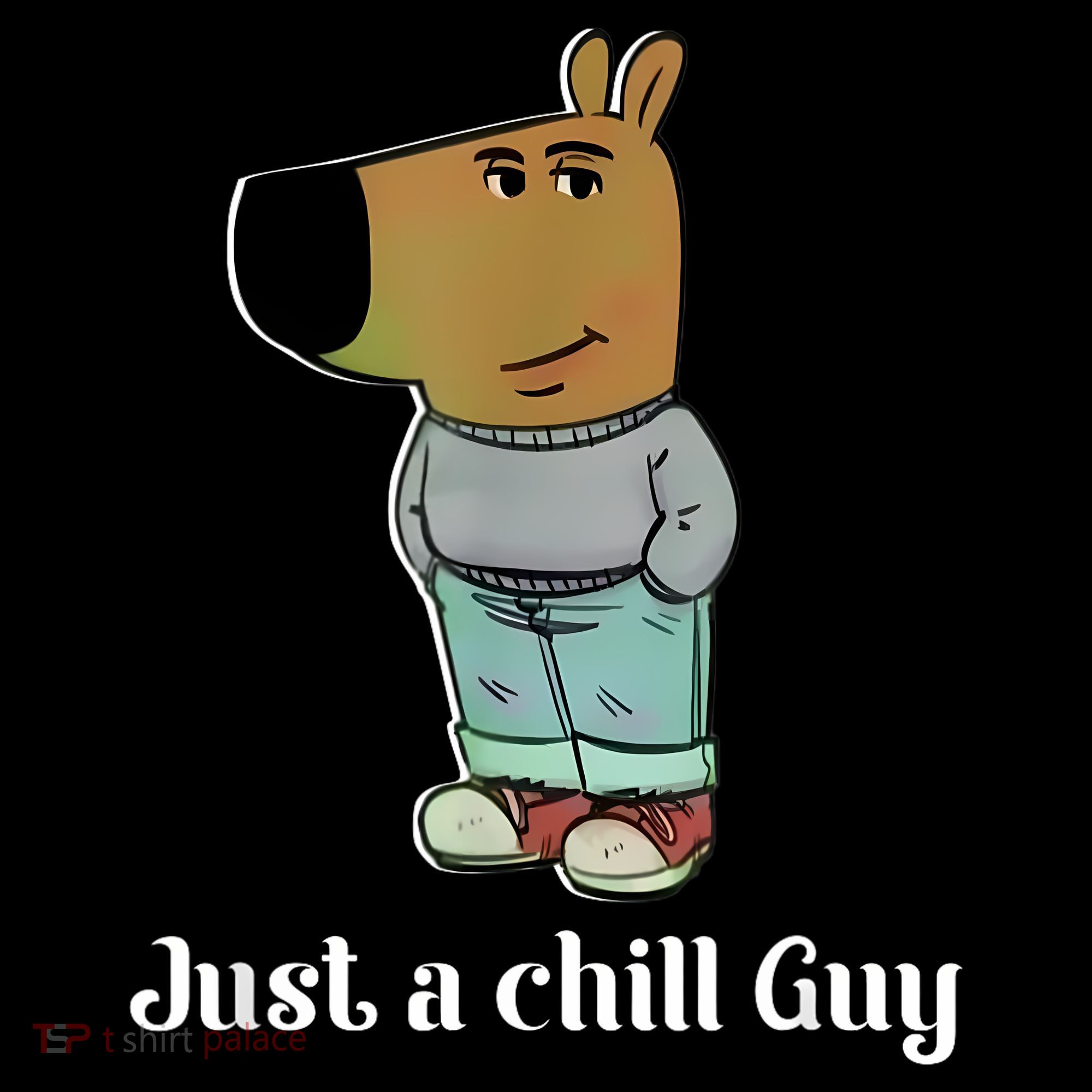 Chill Guy Dog Funny Chill Guy Meme Mousepad