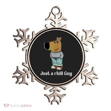 Chill Guy Dog Funny Chill Guy Meme Ornament
