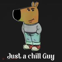 Chill Guy Dog Funny Chill Guy Meme Ornament thumb 1