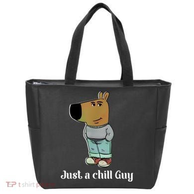 Chill Guy Dog Funny Chill Guy Meme Bag