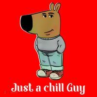 Chill Guy Dog Funny Chill Guy Meme Santa Hat thumb 1