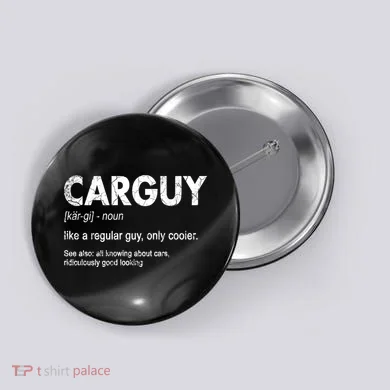 Car Guy Definition Classic Funny Button