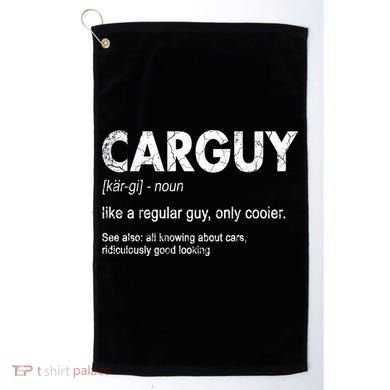 Car Guy Definition Classic Funny Golf Towel