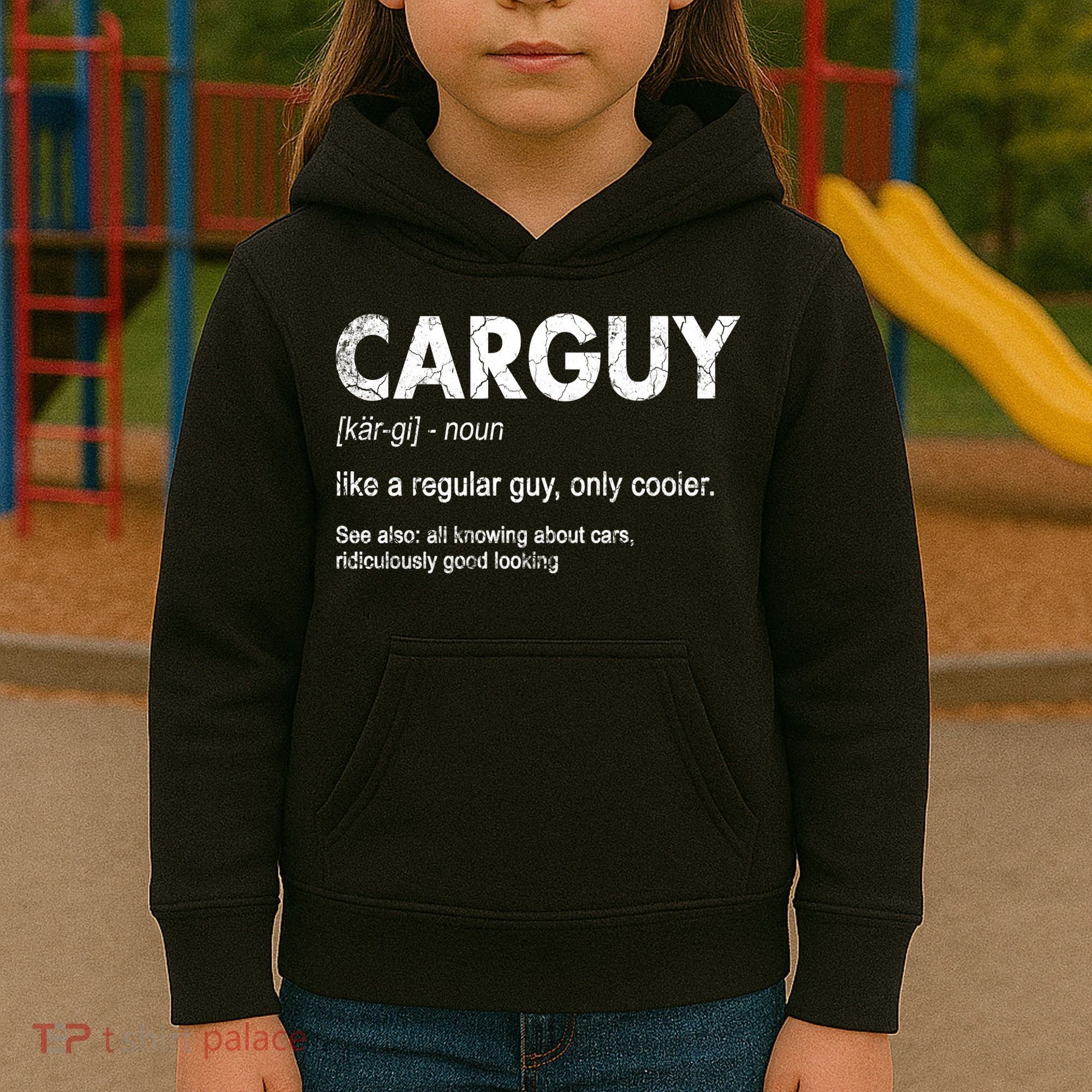 Car Guy Definition Classic Funny Kids Hoodie
