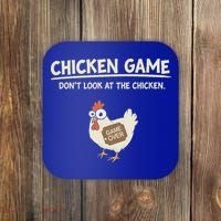 Chicken Game DonT Look Coaster thumb 0