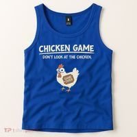 Chicken Game DonT Look Tank Top thumb 2