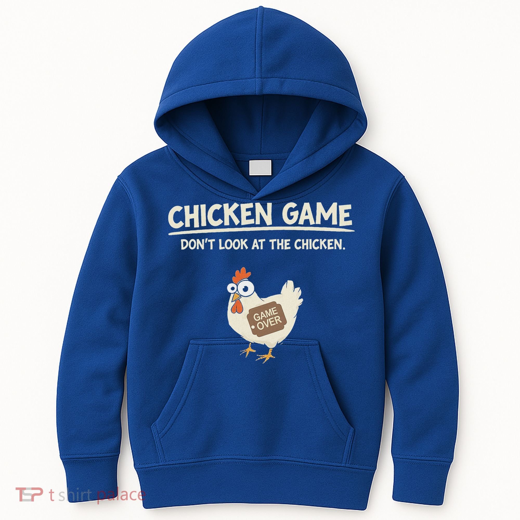 Chicken Game DonT Look Kids Hoodie