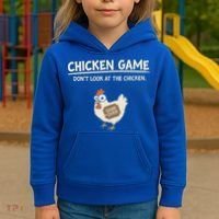Chicken Game DonT Look Kids Hoodie thumb 3