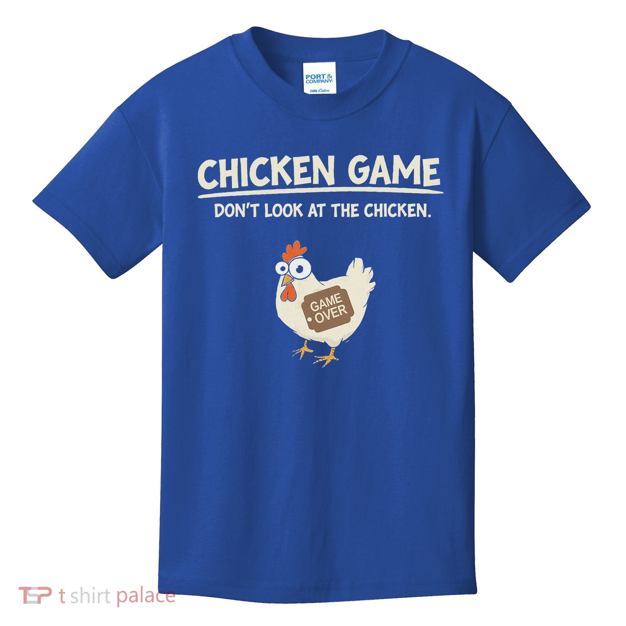 Chicken Game DonT Look Kids T-Shirt