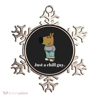 Chill Guy Dog Funny Chill Guy Meme Ornament