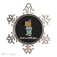 Chill Guy Dog Funny Chill Guy Meme Ornament thumb 0