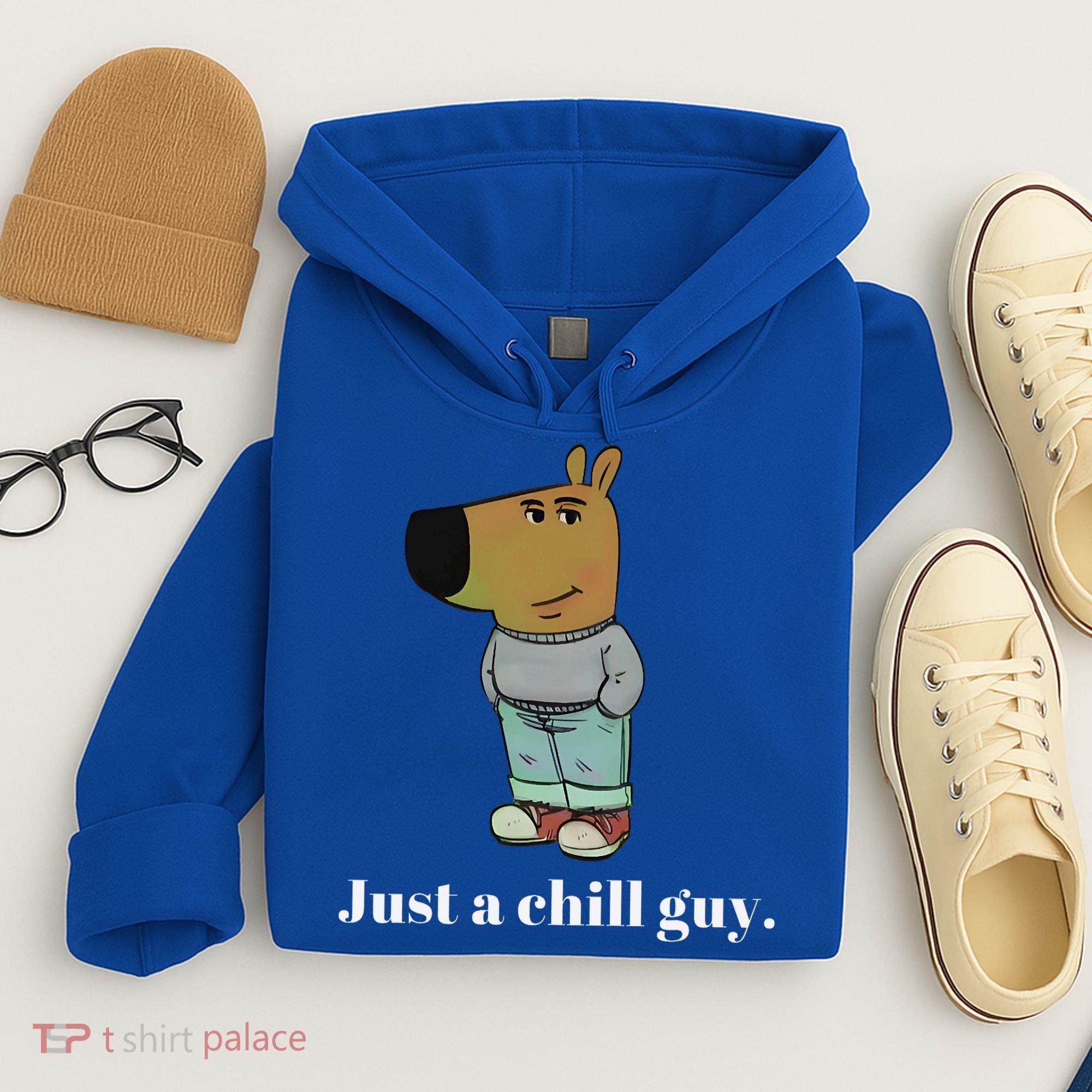 Chill Guy Dog Funny Chill Guy Meme Hoodie