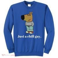 Chill Guy Dog Funny Chill Guy Meme Sweatshirt thumb 0