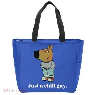 Chill Guy Dog Funny Chill Guy Meme Tote Bag