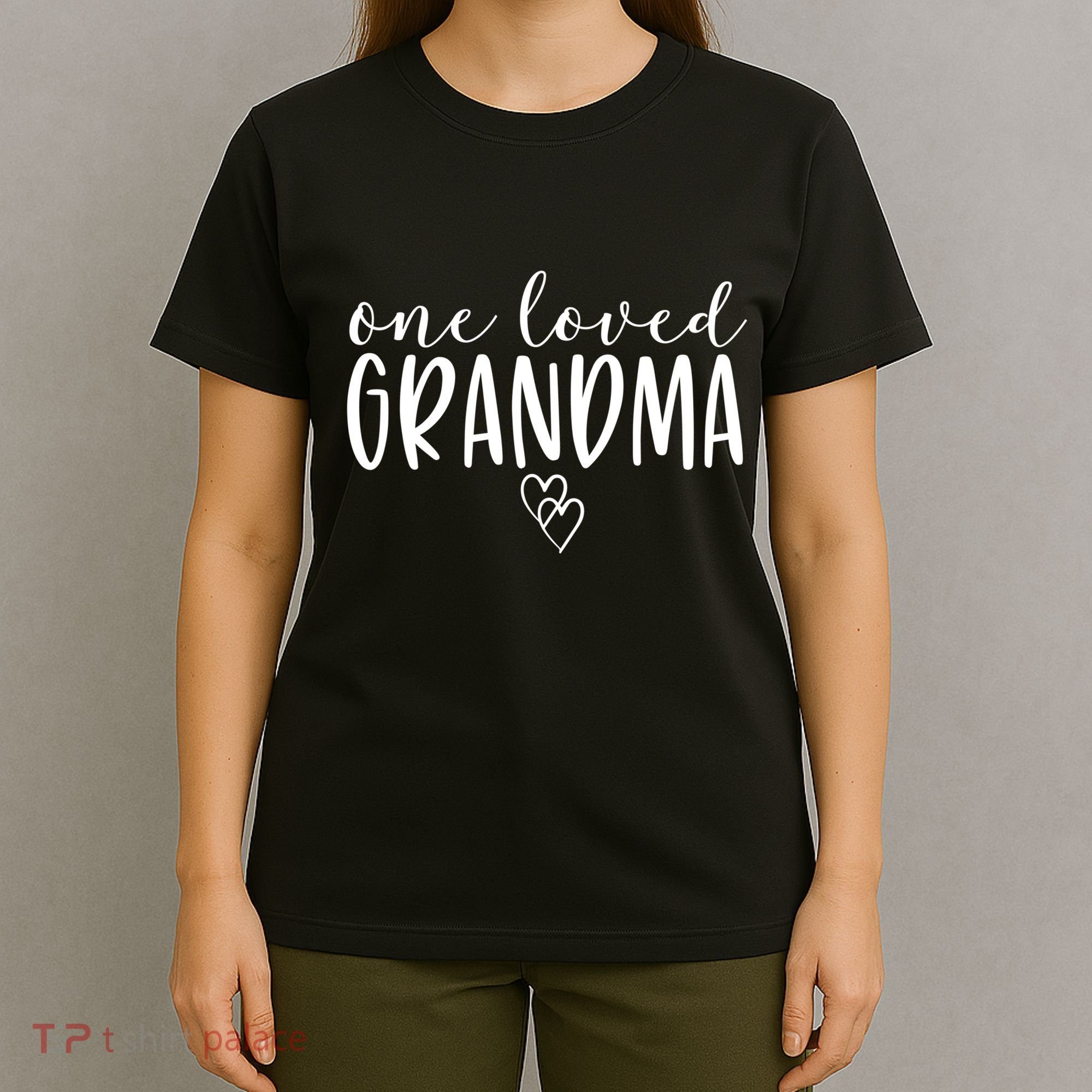 Cute Gifts For Grandma One Loved Grandma T-Shirt