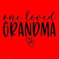 Cute Gifts For Grandma One Loved Grandma Santa Hat thumb 1
