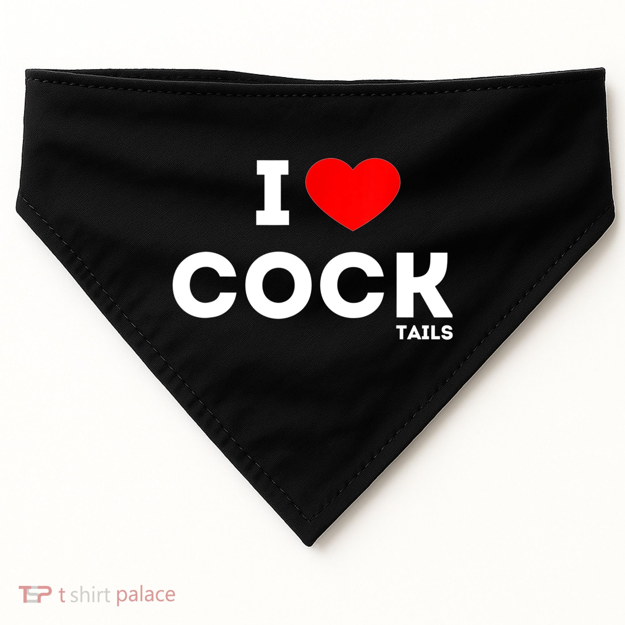 Cute Gift Funny I Love Cocktails Ing Pun Gift USA-Made Doggie Bandana
