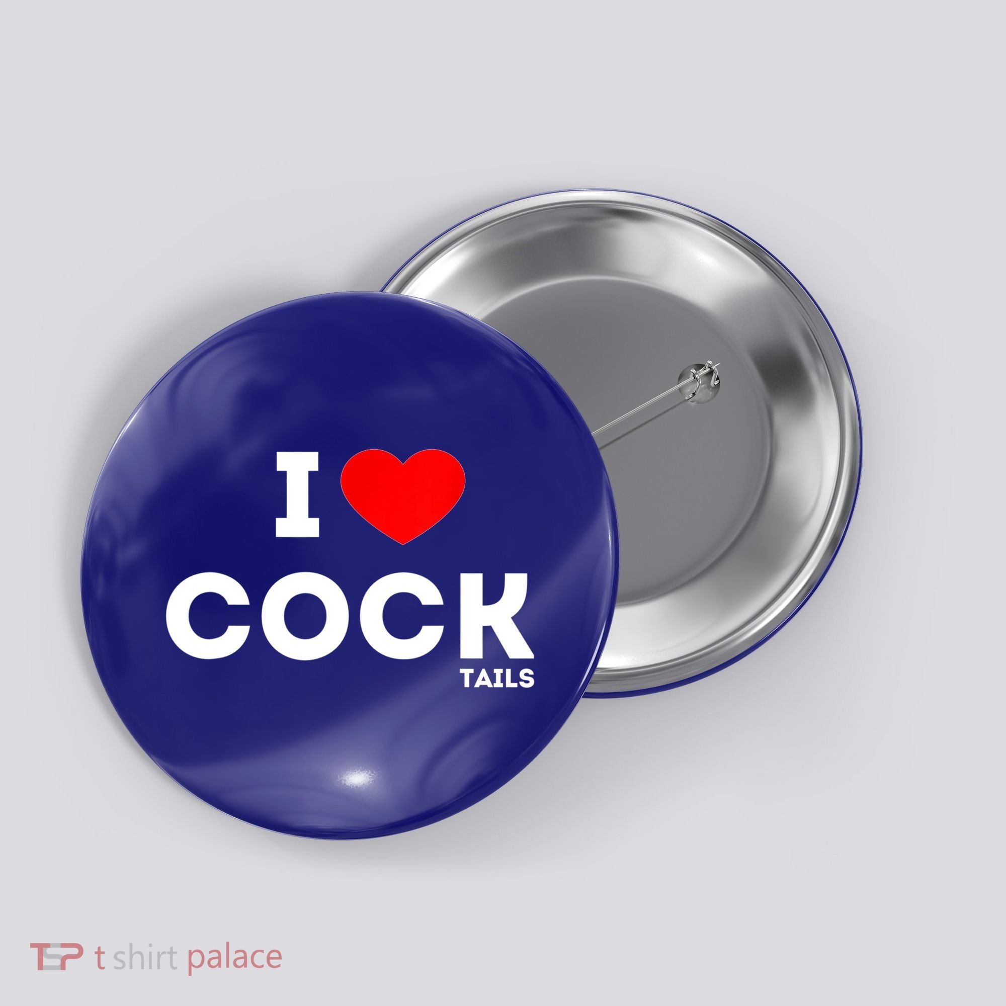 Cute Gift Funny I Love Cocktails Ing Pun Gift Button