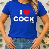 Cute Gift Funny I Love Cocktails Ing Pun Gift Women's T-Shirt thumb 2
