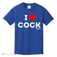 Cute Gift Funny I Love Cocktails Ing Pun Gift Kids T-Shirt thumb 0