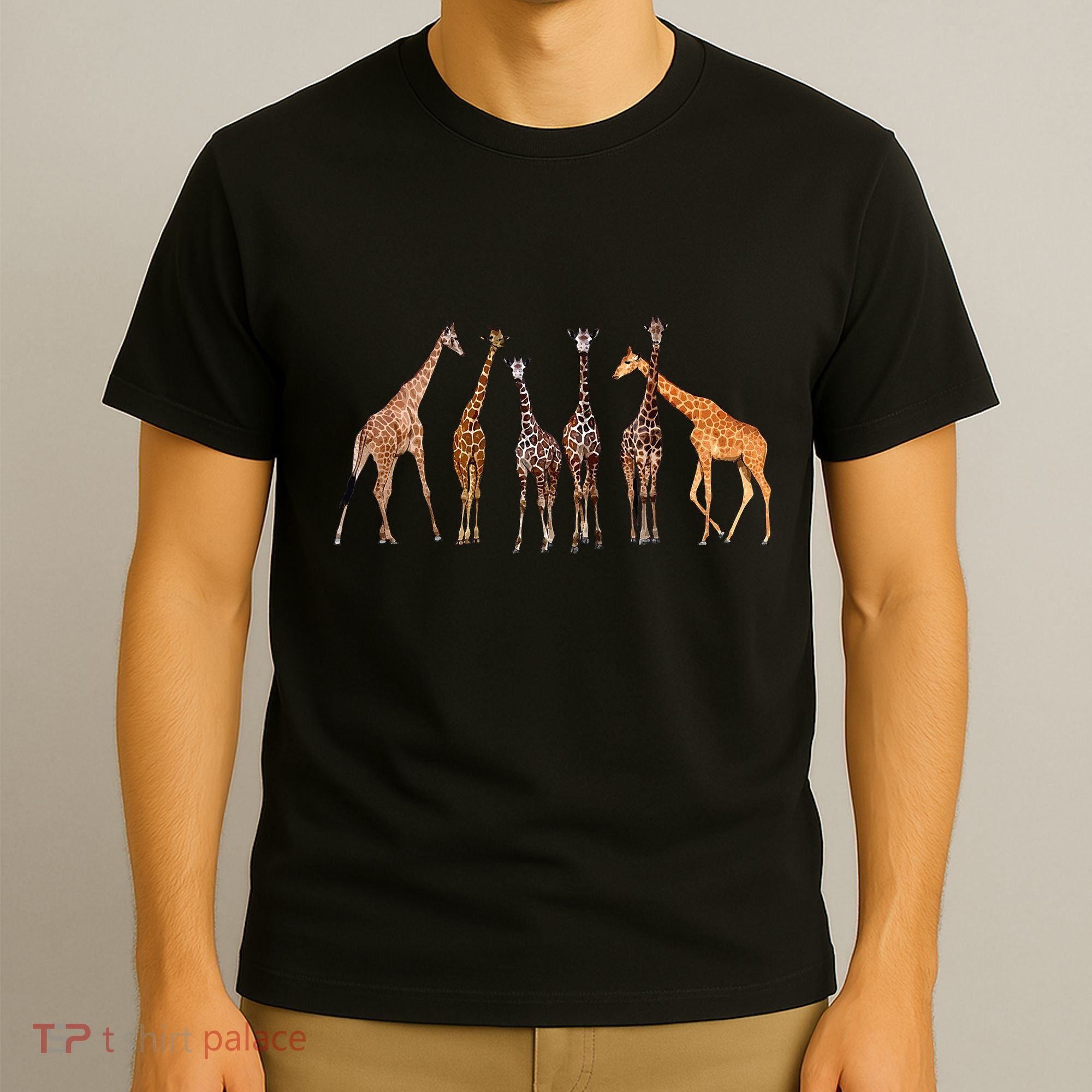 Cool Giraffe For Zoo Animal Lovers Safari Wildlife T-Shirt