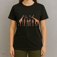 Cool Giraffe For Zoo Animal Lovers Safari Wildlife T-Shirt thumb 4