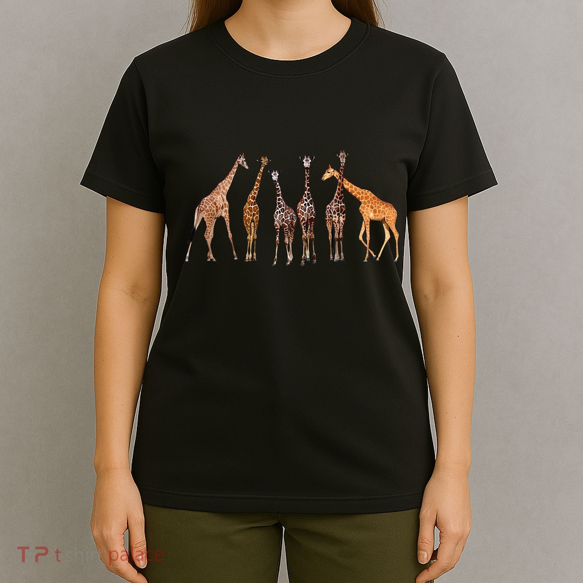 Cool Giraffe For Zoo Animal Lovers Safari Wildlife T-Shirt