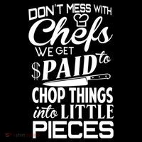Chefs Gift Funny Dont Mess With Chefs Meaningful Gift For Chefs Gift Women's Hoodie thumb 2