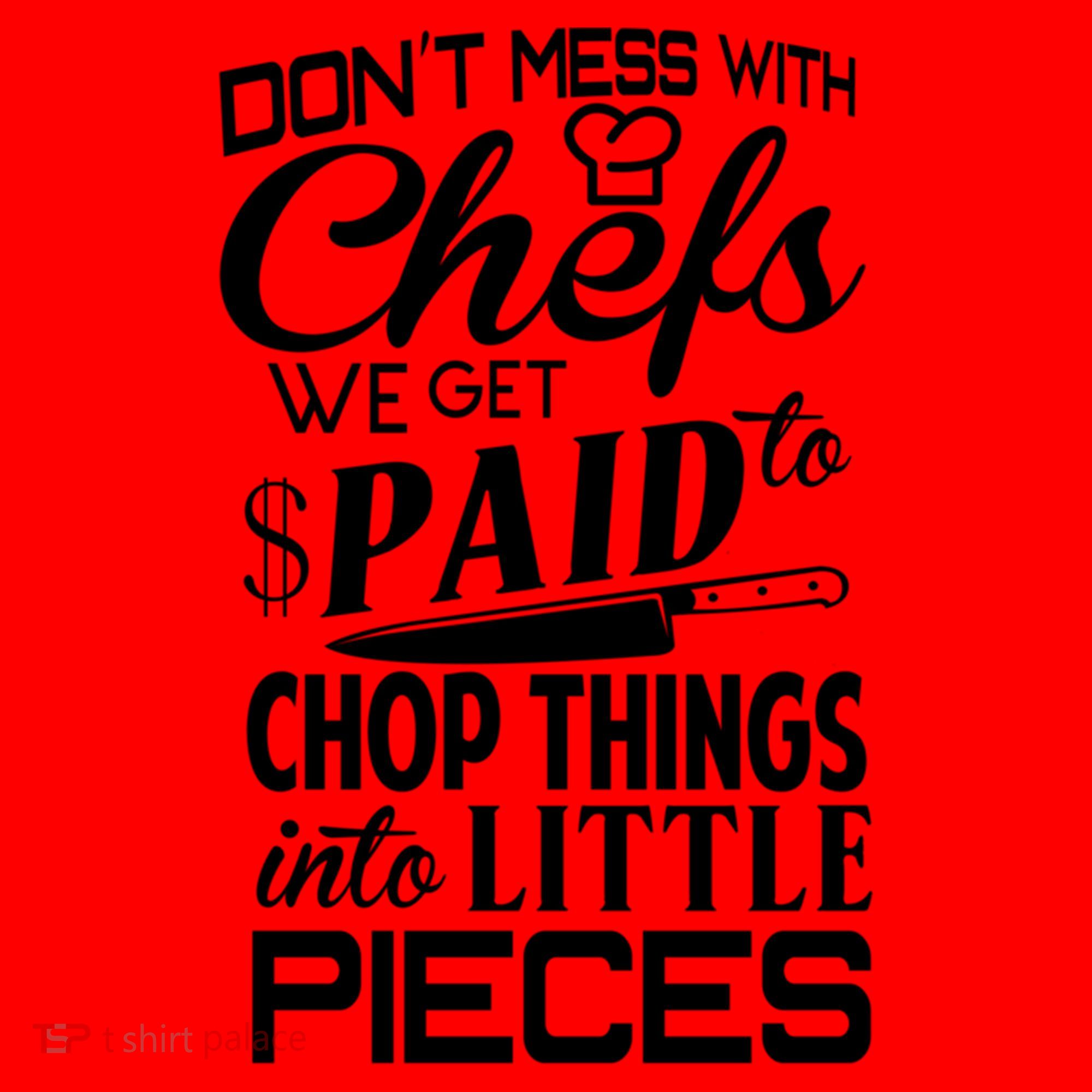 Chefs Gift Funny Dont Mess With Chefs Meaningful Gift For Chefs Gift Santa Hat