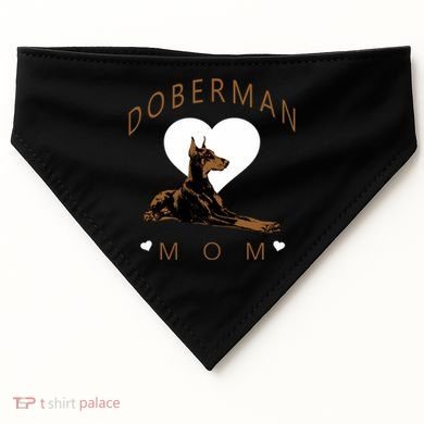 Cute Gift For The Doberman Pinscher Lover USA-Made Doggie Bandana