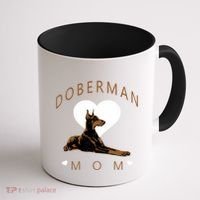Cute Gift For The Doberman Pinscher Lover Coffee Mug thumb 1