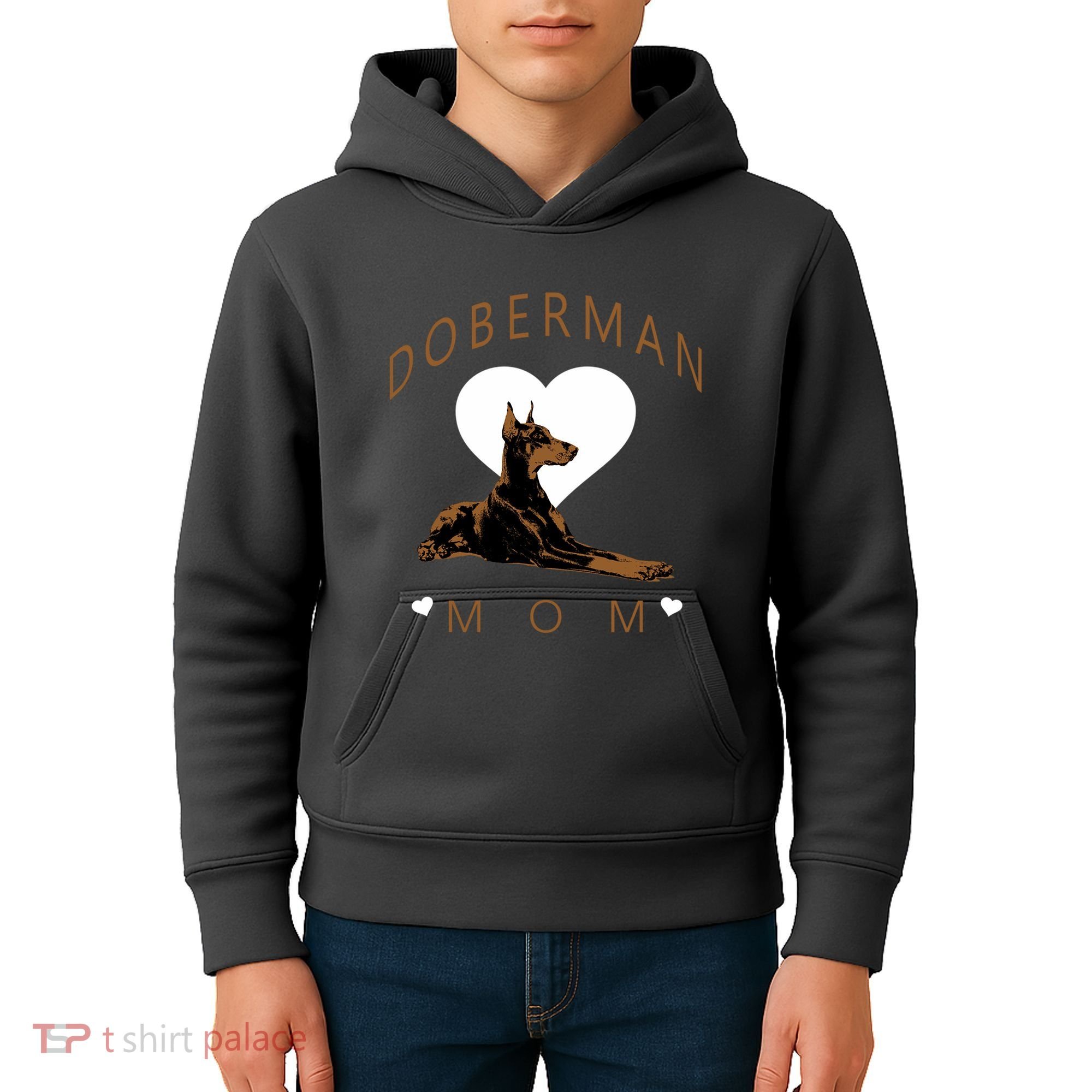 Cute Gift For The Doberman Pinscher Lover Kids Hoodie