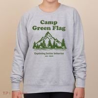 Camp Green Flag Exploring Better Behavior Est 2023 Women's Sweatshirt thumb 0