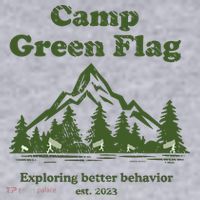 Camp Green Flag Exploring Better Behavior Est 2023 Women's Sweatshirt thumb 2