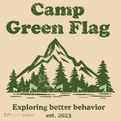 Camp Green Flag Exploring Better Behavior Est 2023 Tote Bag