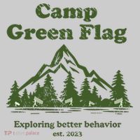 Camp Green Flag Exploring Better Behavior Est 2023 Tie-Dye T-Shirt thumb 2