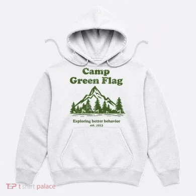Camp Green Flag Exploring Better Behavior Est 2023 Hoodie