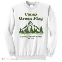 Camp Green Flag Exploring Better Behavior Est 2023 Sweatshirt thumb 0