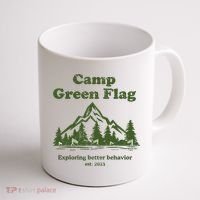 Camp Green Flag Exploring Better Behavior Est 2023 Coffee Mug thumb 1
