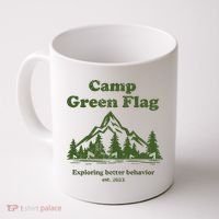 Camp Green Flag Exploring Better Behavior Est 2023 Coffee Mug thumb 0