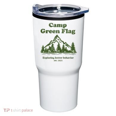 Camp Green Flag Exploring Better Behavior Est 2023 Tumbler