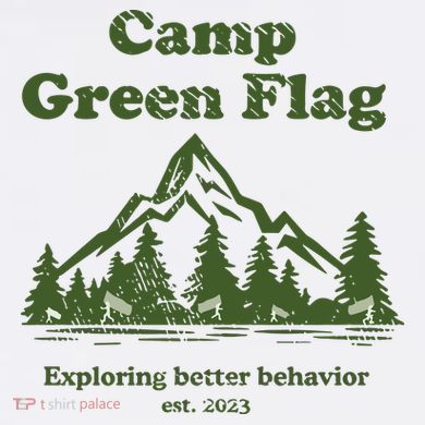 Camp Green Flag Exploring Better Behavior Est 2023 Ornament