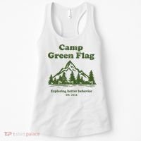 Camp Green Flag Exploring Better Behavior Est 2023 Women's Tank Top thumb 0