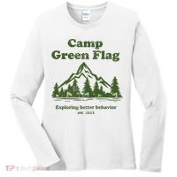 Camp Green Flag Exploring Better Behavior Est 2023 Women's Long Sleeve Shirt thumb 0