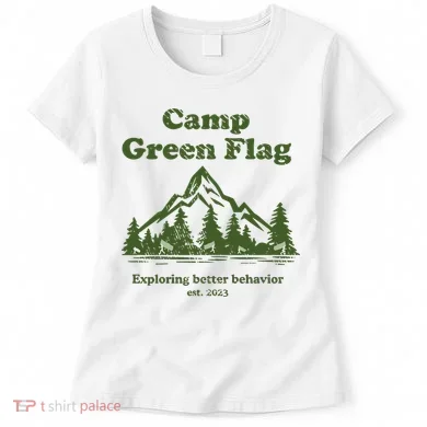 Camp Green Flag Exploring Better Behavior Est 2023 Women's T-Shirt