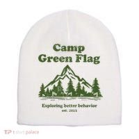 Camp Green Flag Exploring Better Behavior Est 2023 Short Acrylic Beanie thumb 0