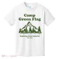 Camp Green Flag Exploring Better Behavior Est 2023 Kids T-Shirt thumb 0