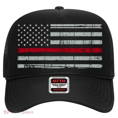 Cool Gift Firefighter Thin Red Line Flag Hat